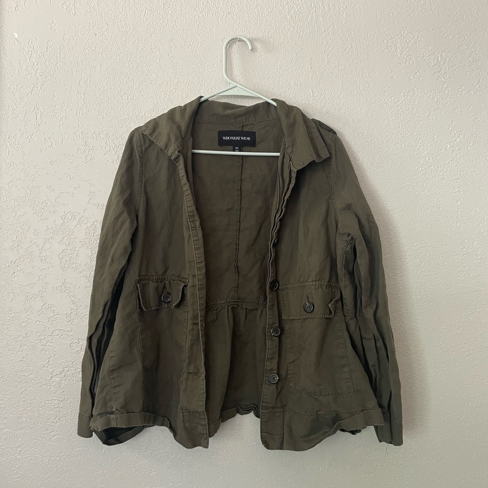 Who what wear green coat